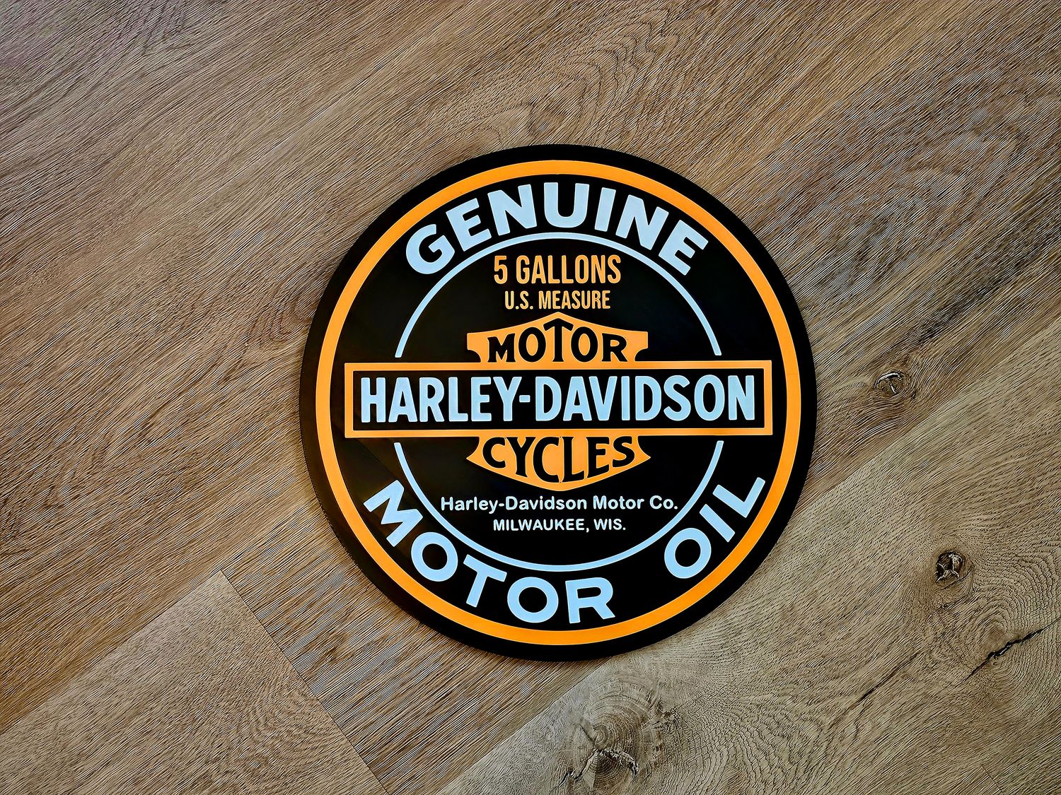 Harley Davidson Oil - 3D Sign