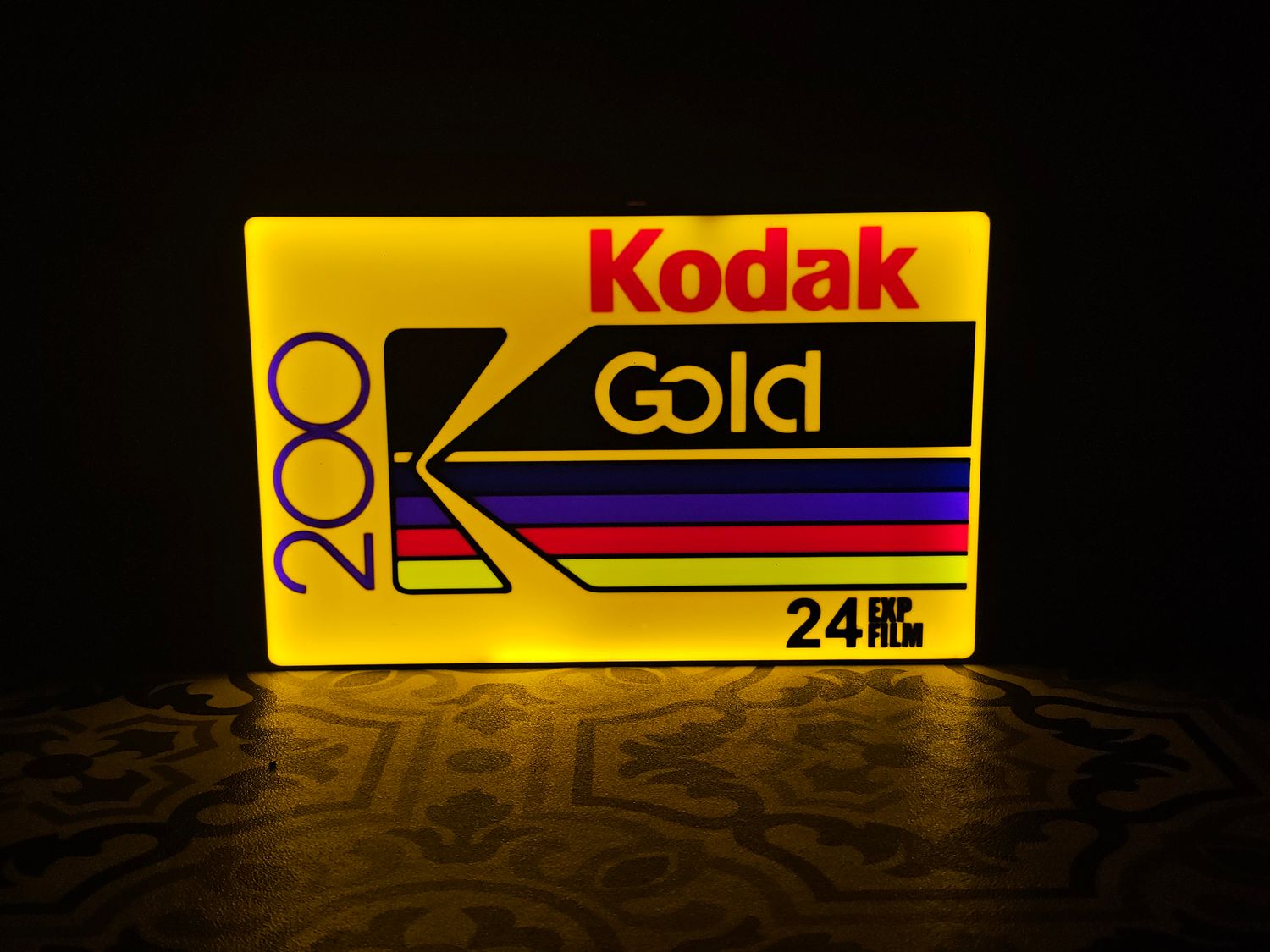 Kodak Gold LED Lightbox Sign