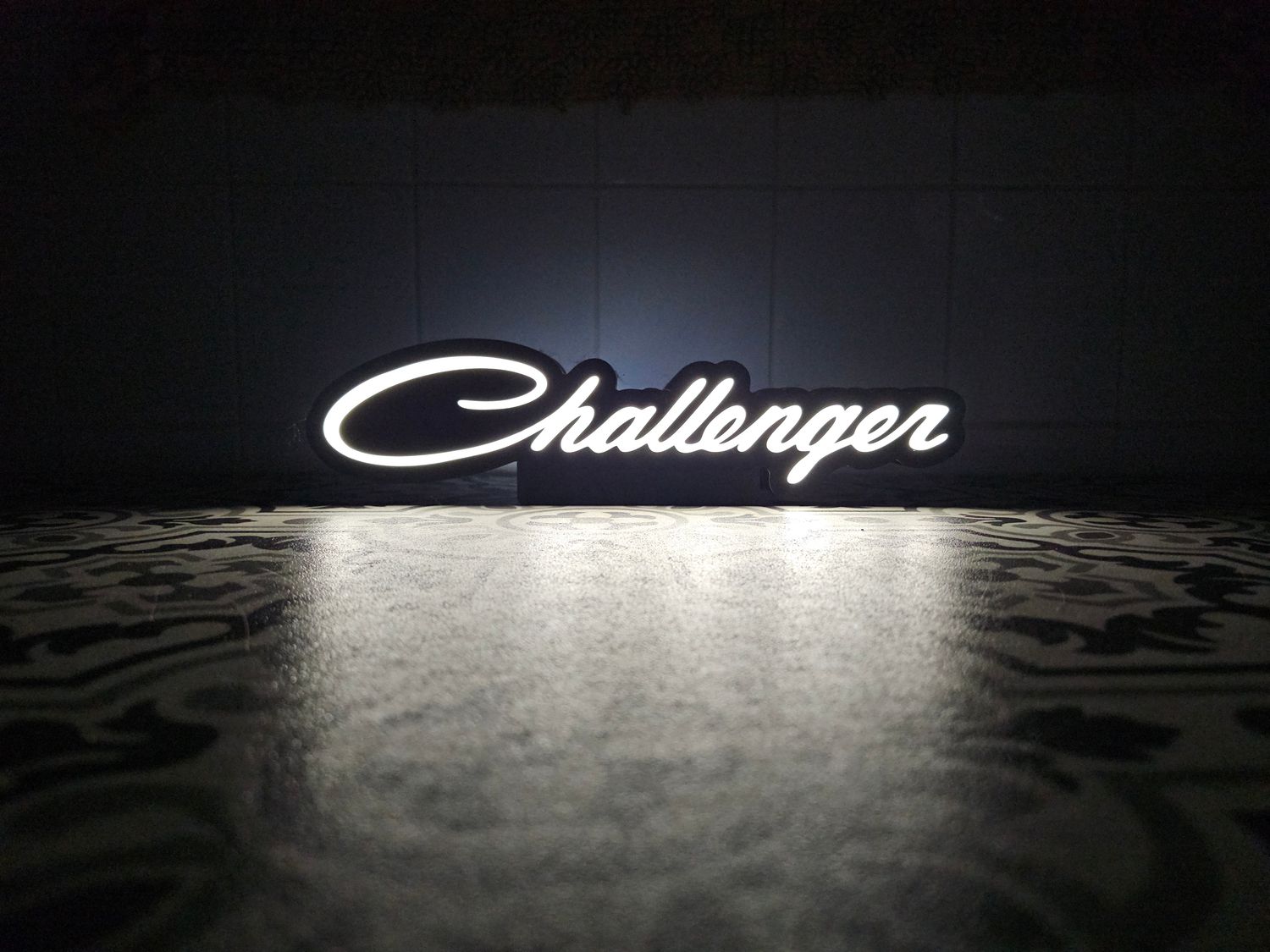Challenger LED Lightbox Sign with detachable stand
