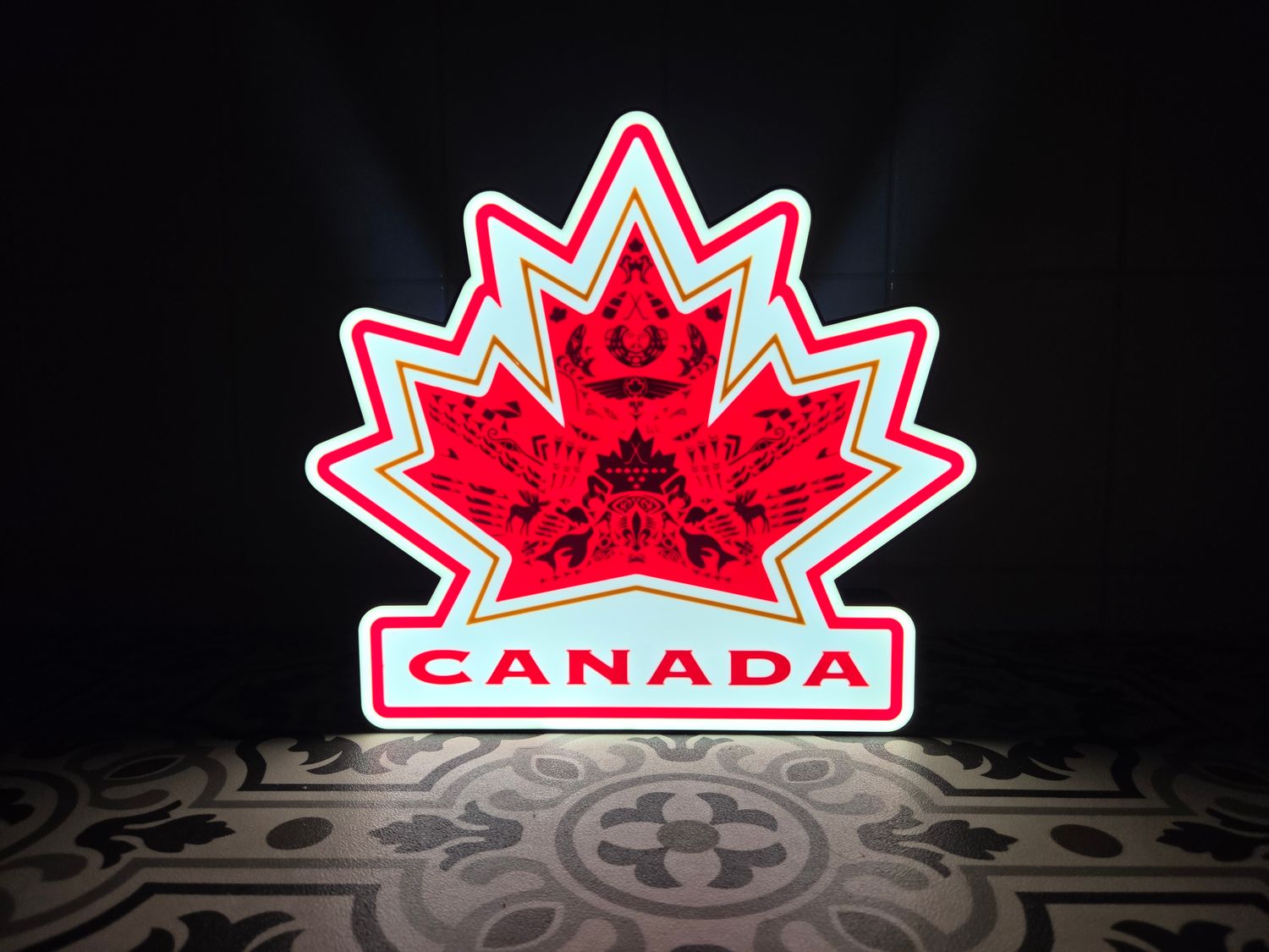Team Canada Hockey LED Lightbox Sign