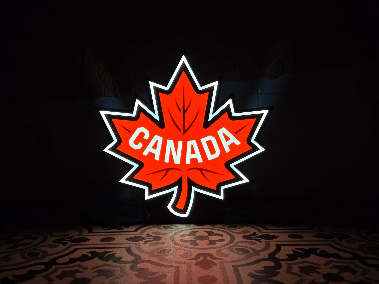 Team Canada 4 Nations Hockey LED Lightbox Sign