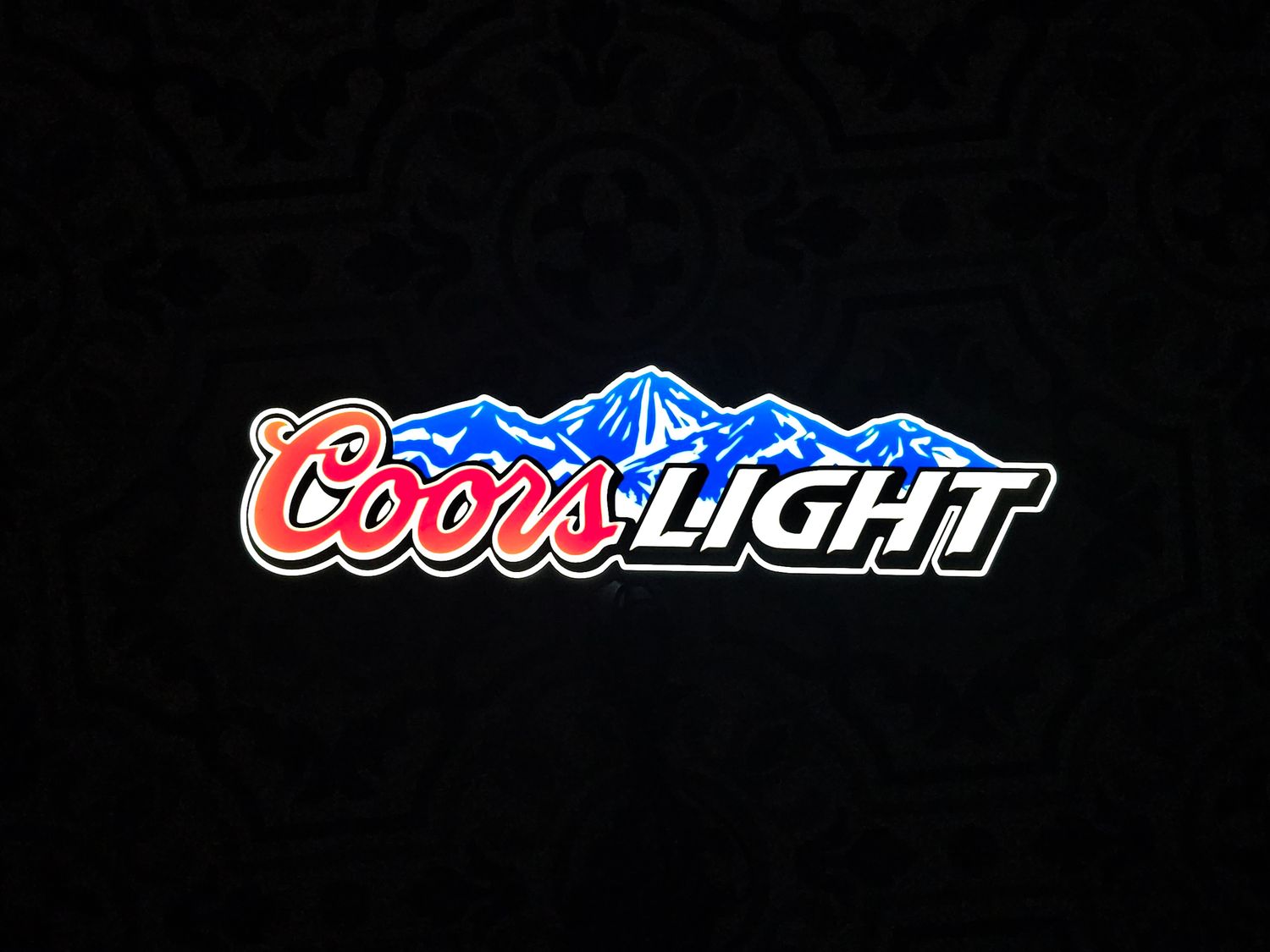 Coors Light Bottle Cap LED Lightbox Sign