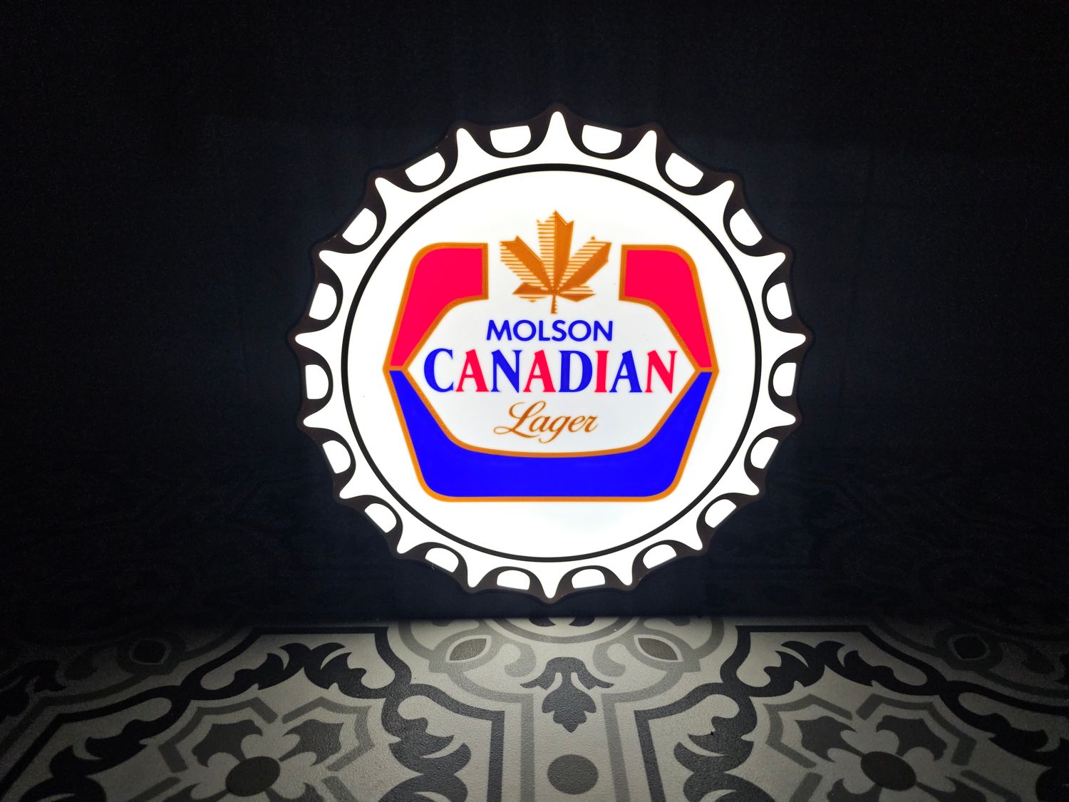 Molson Canadian Cap LED Lightbox Sign