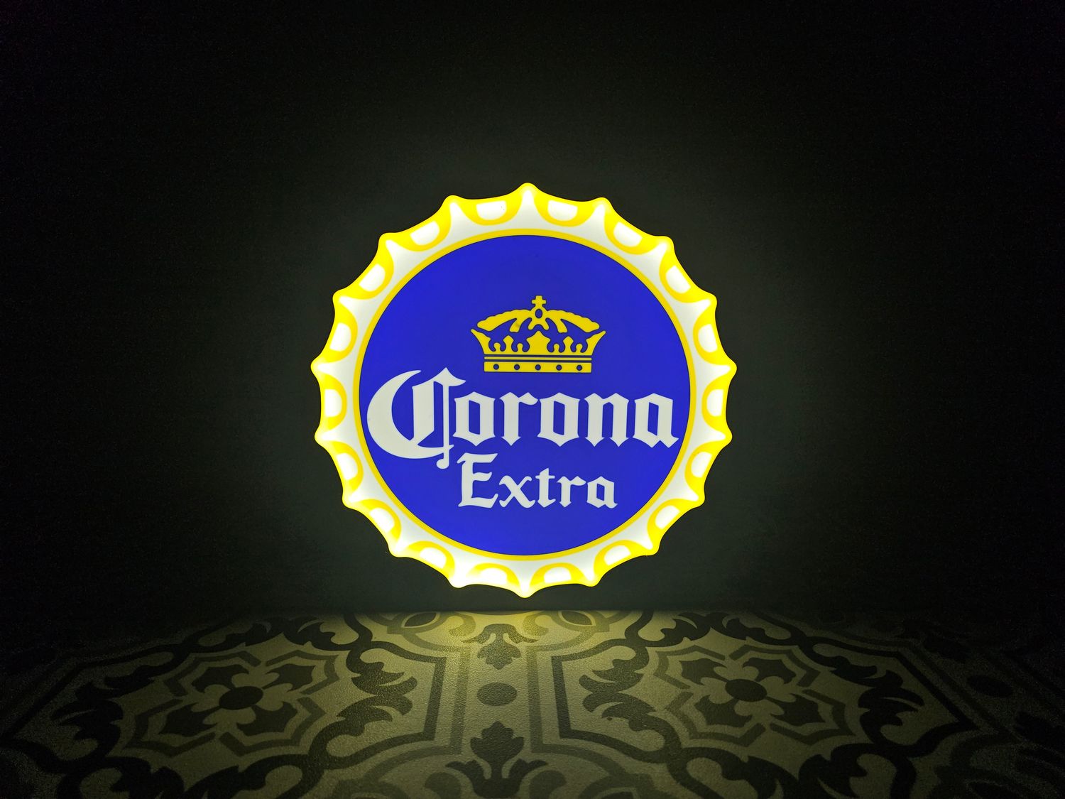 Corona Bottle Cap LED Lightbox Sign
