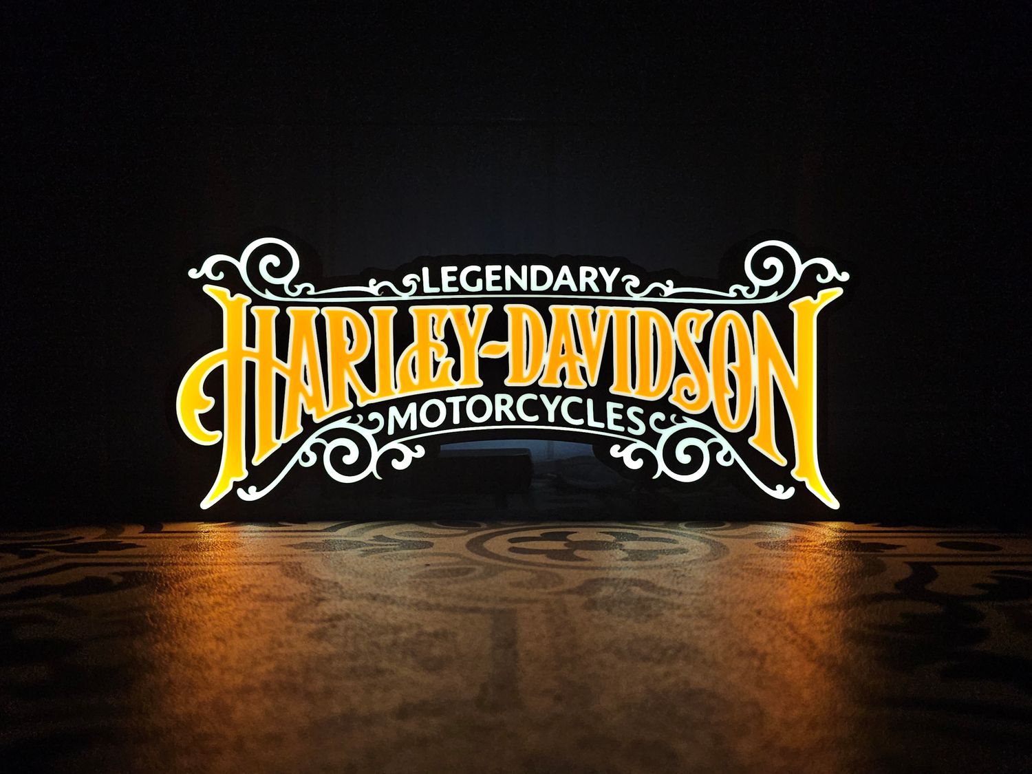 Harley Davidson "Heritage" LED Lightbox Sign