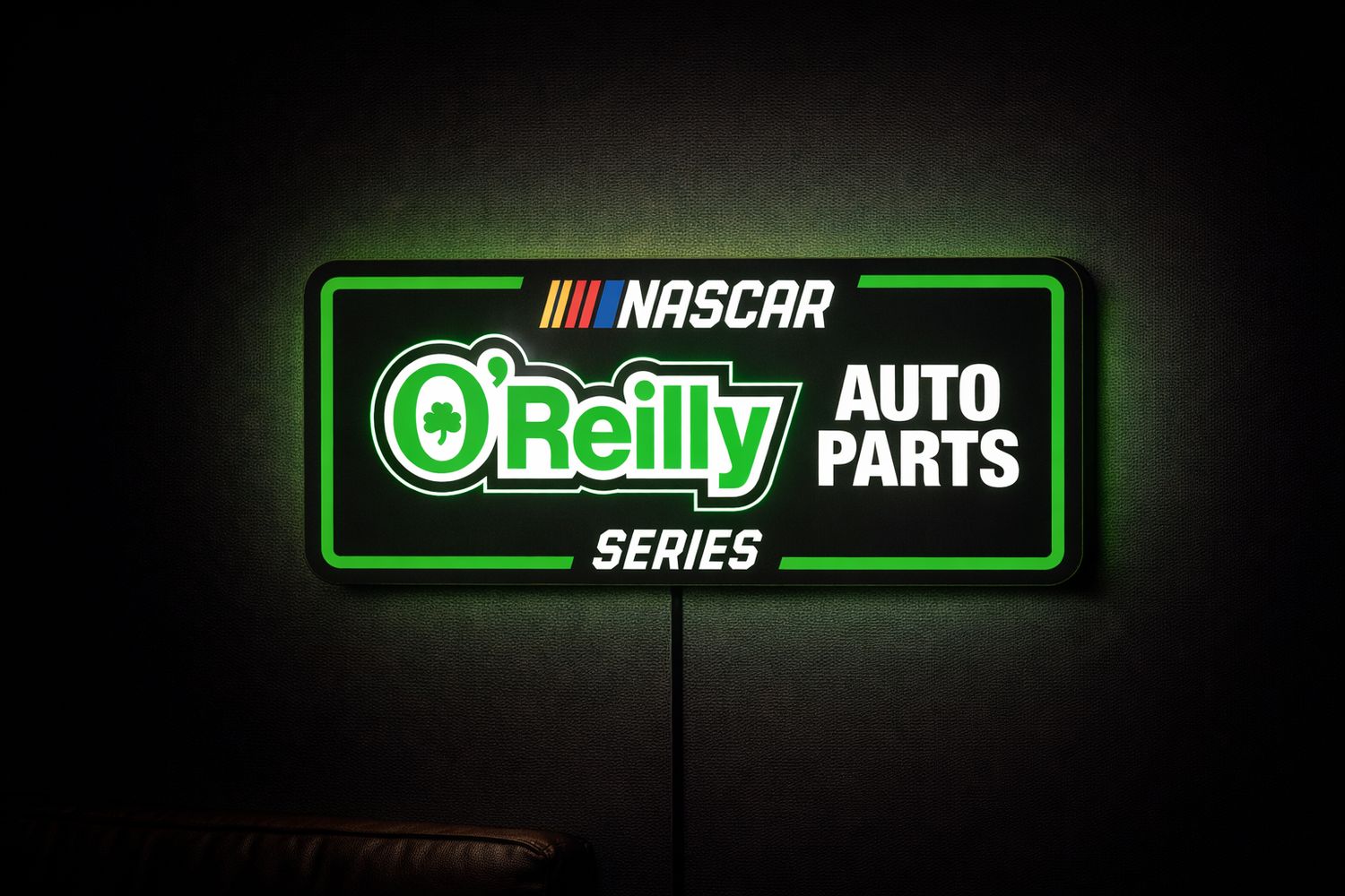 NASCAR O'Reilly Auto Parts Series LED Lightbox Sign