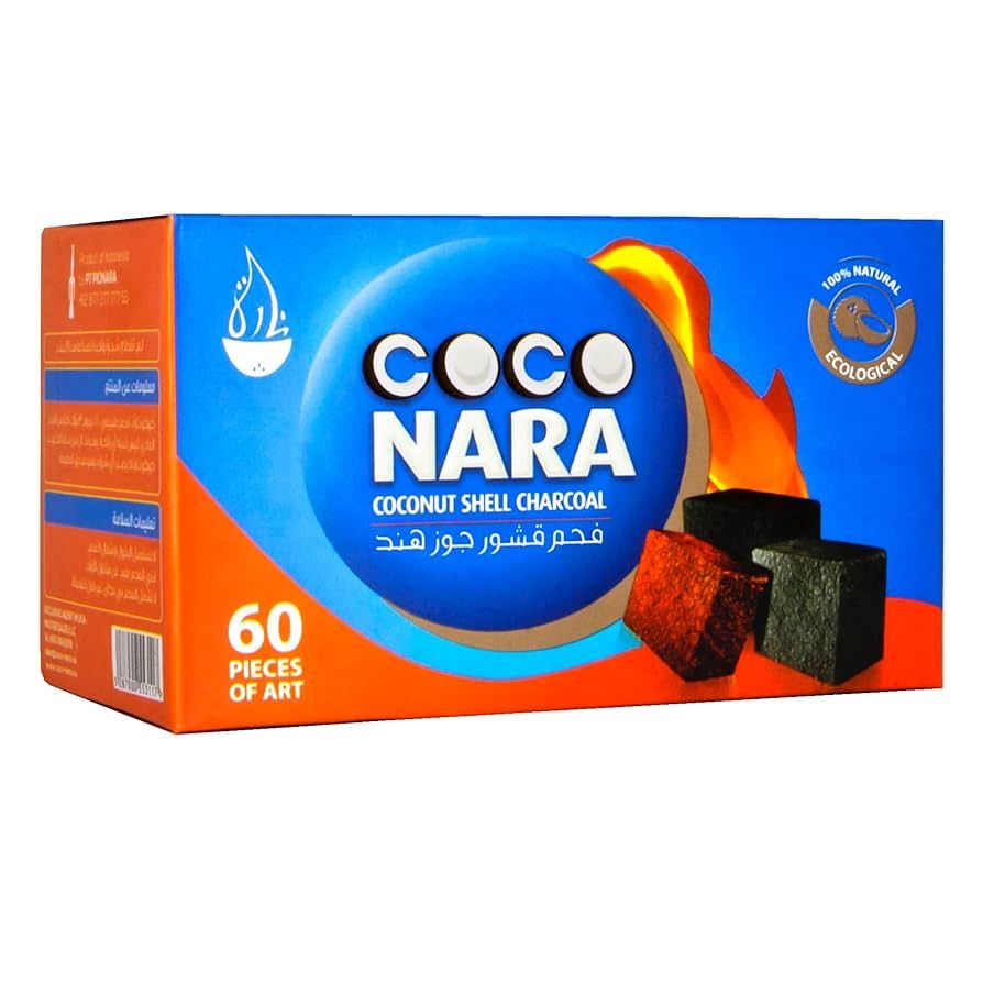 Coco Nara Coconut Shell Charcoal 60 Pc