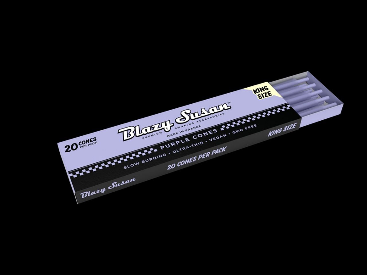 Blazy Susan Purple Cones King Size 20  Pack