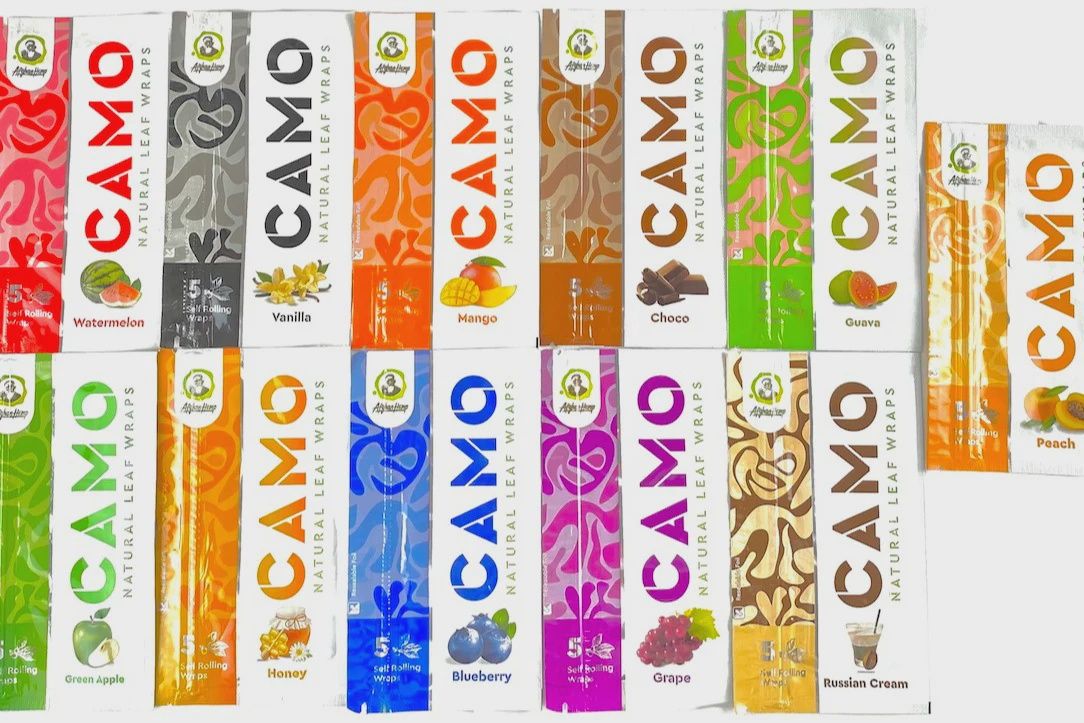 Camo Natural Leaf Wraps