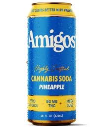AMIGOS HIGHLY CRAFTED CANNABIS SODA 50MG