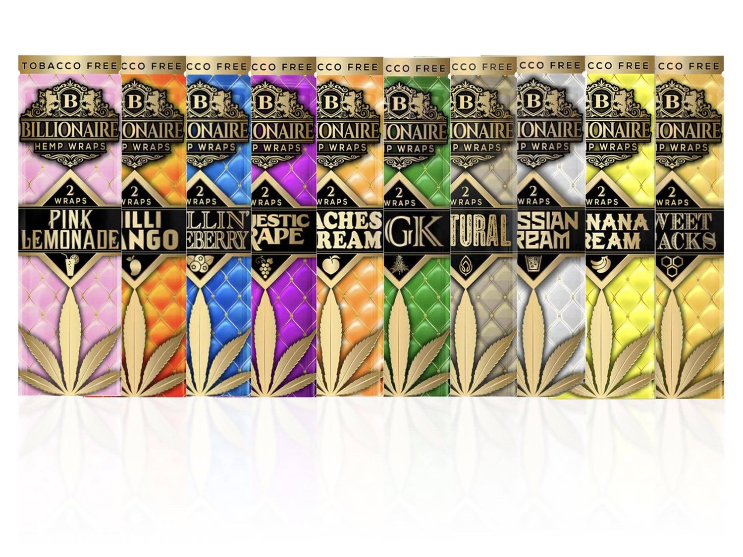 Billionaire Hemp Wraps 2 Pack