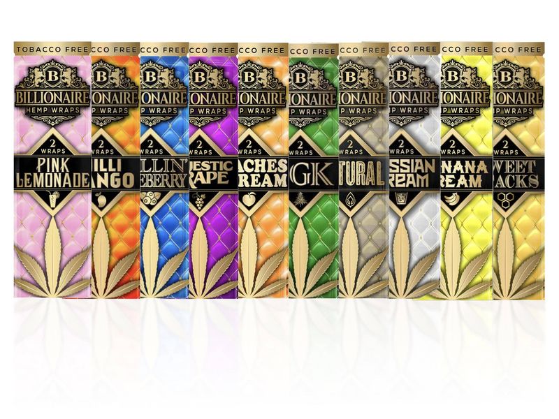 Billionaire Hemp Wraps 2 Pack
