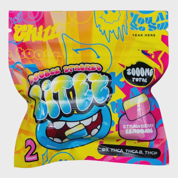 Double Stacked Bitez 2000MG Gummies 2Pk