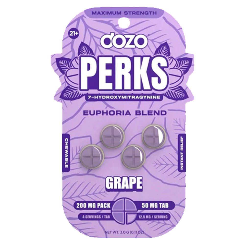 Dozo Perks 50MG tabs 4 Pack