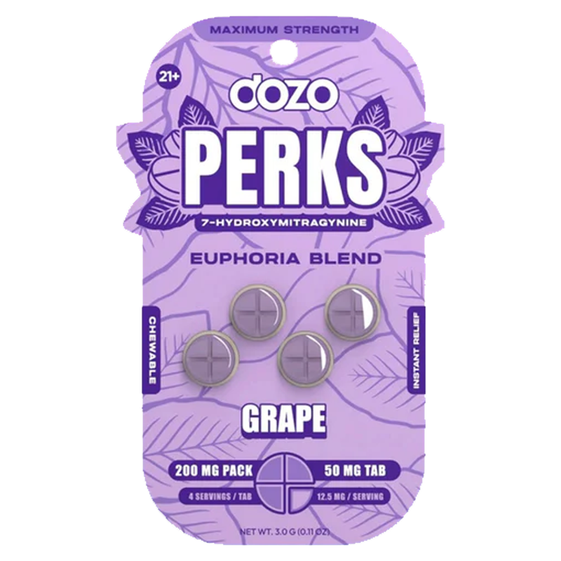 Dozo Perks 50MG tabs 4 Pack