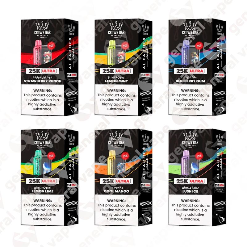 Crown Bar -  Hooka Vape 25K