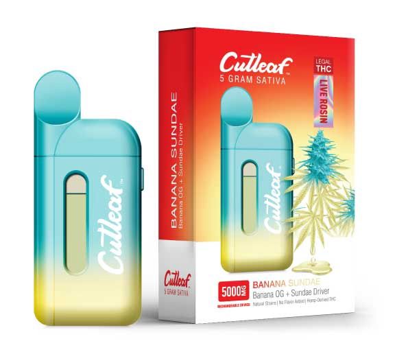 Cutleaf 5ML Live Rosin THC-A Dispo