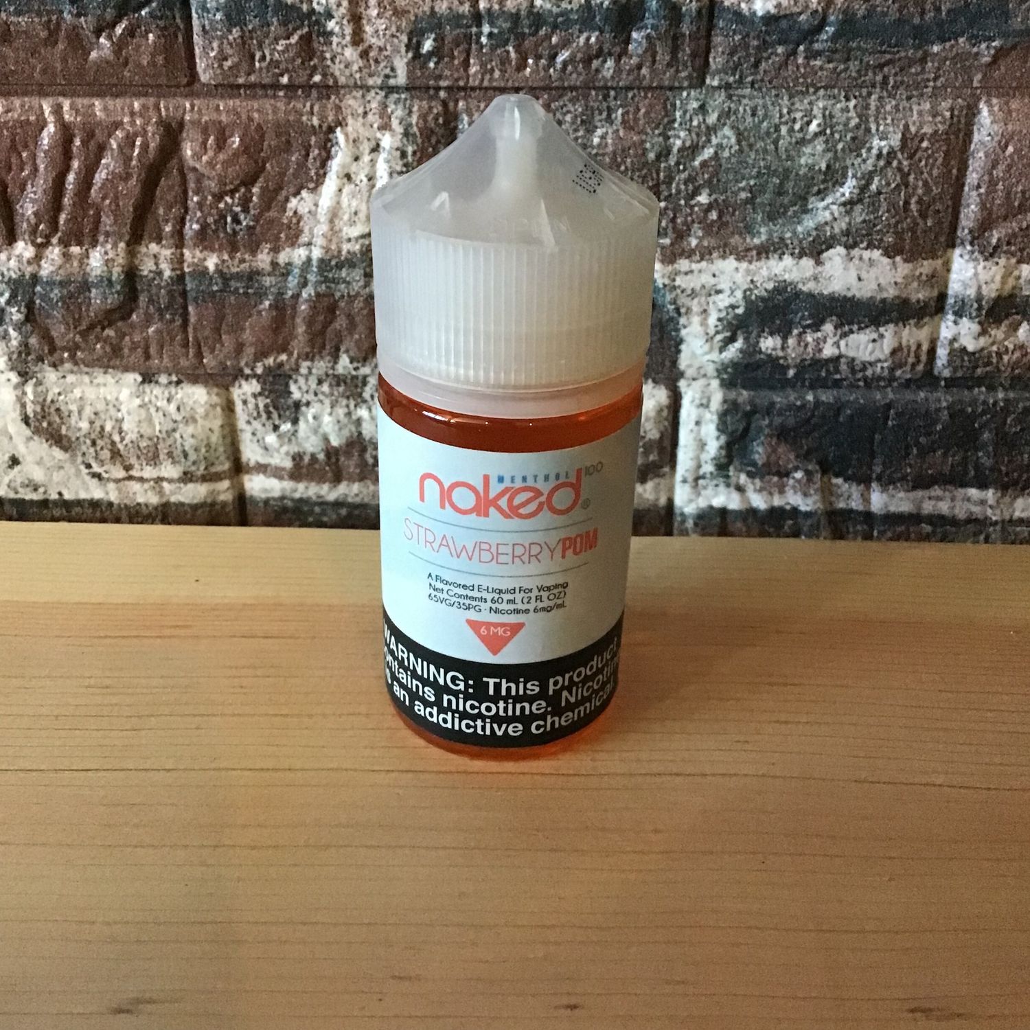 6mg Strawberry POM Naked 100 60mL