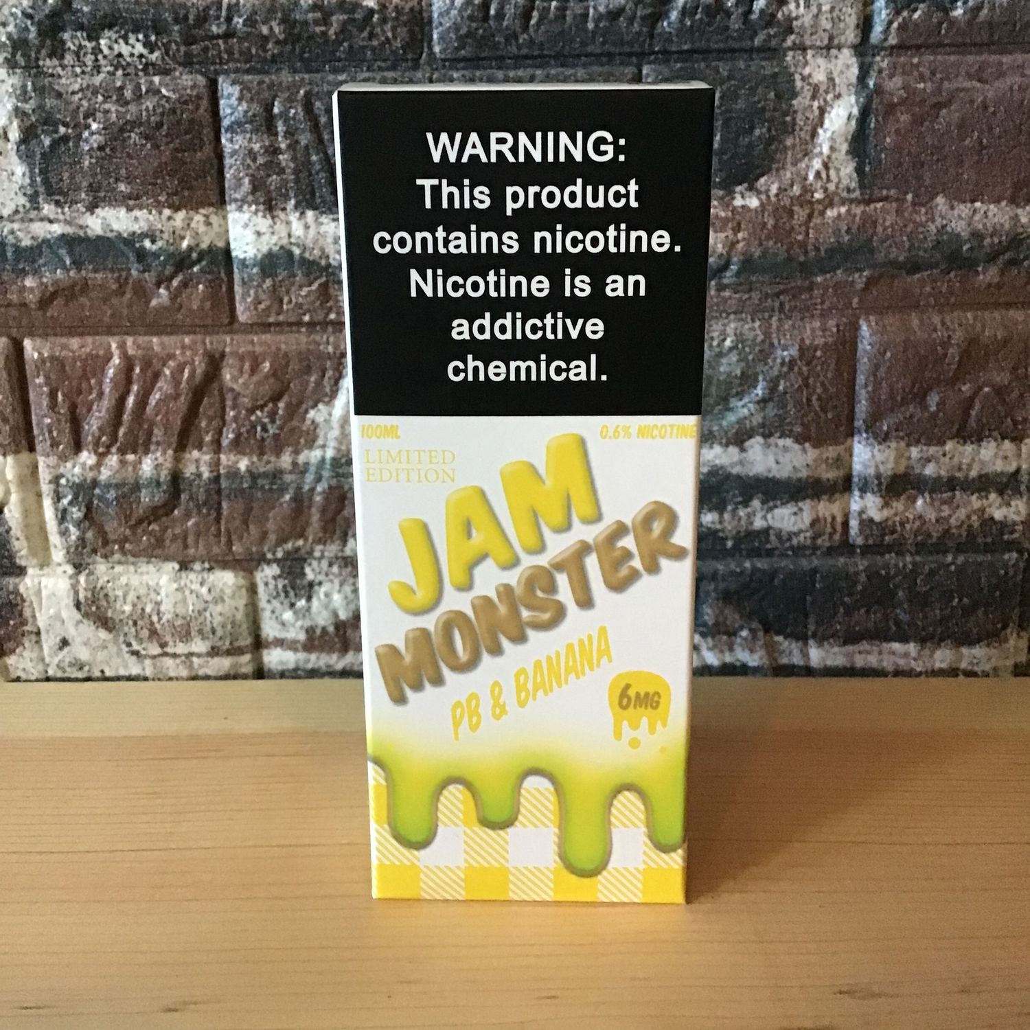 6mg PB &amp; Banana Jam Monster 100mL