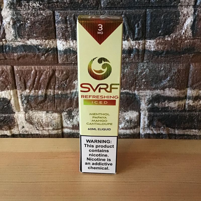 3mg Refreshing Iced Menthol Papaya Mango Cantaloupe SVRF 60mL
