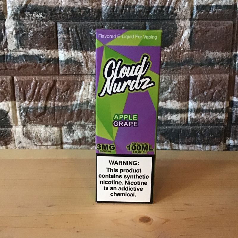 3mg Grape Apple Cloud Nurdz 100mL