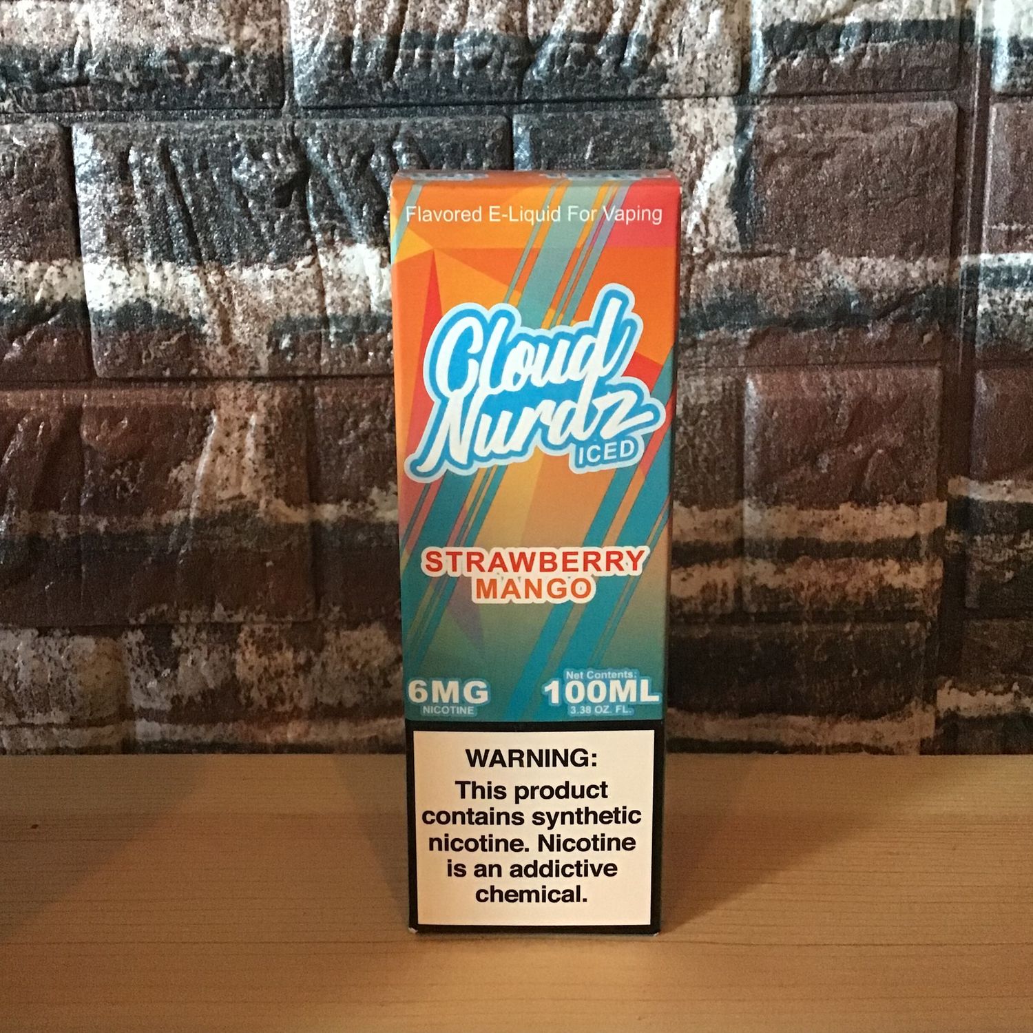 6mg Iced Strawberry Mango Cloud Nurdz 100mL