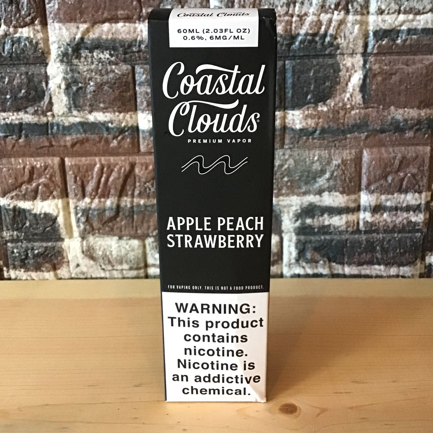 6mg Apple Peach Strawberry Coastal Clouds 60mL