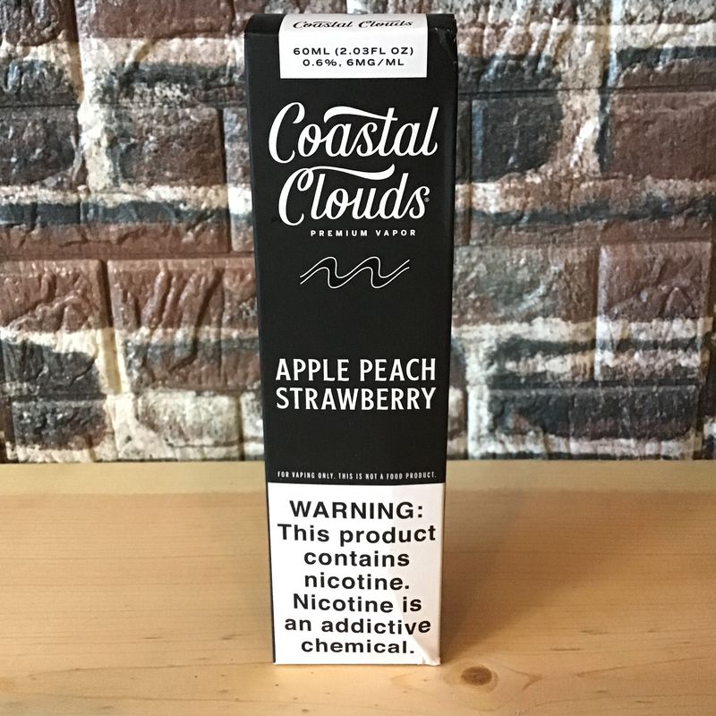 6mg Apple Peach Strawberry Coastal Clouds 60mL