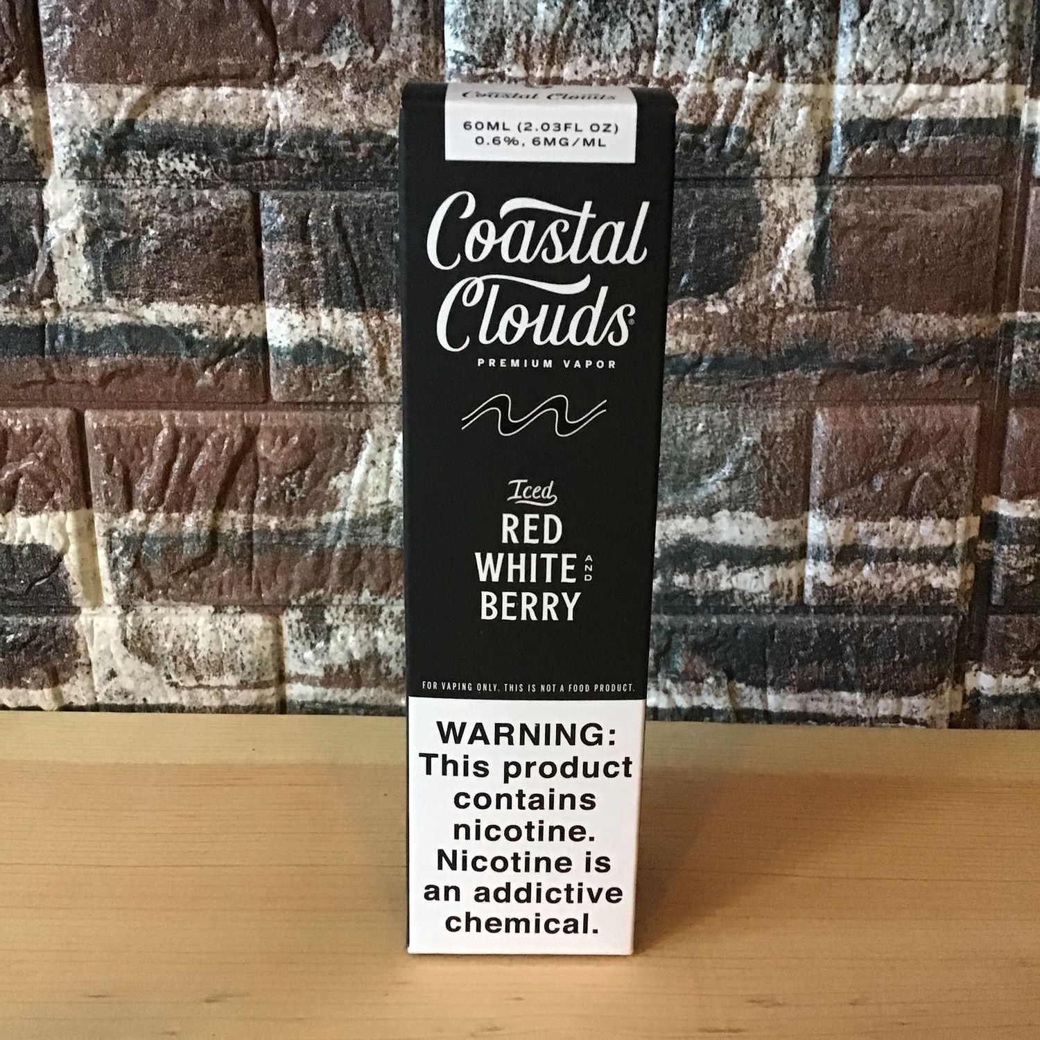 6mg Iced Red White and Berry Coastal Clouds 60mL