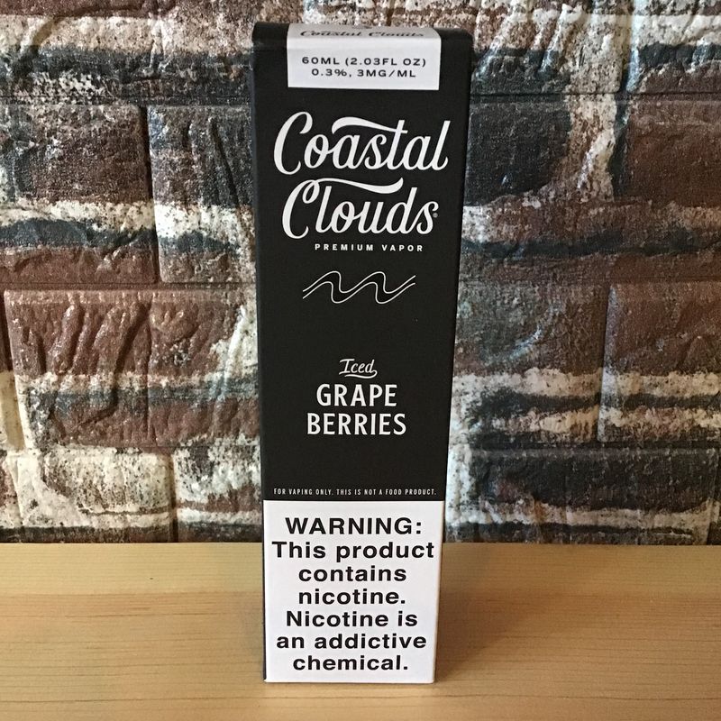 3mg Iced Grape Berry Coastal Clouds 60mL