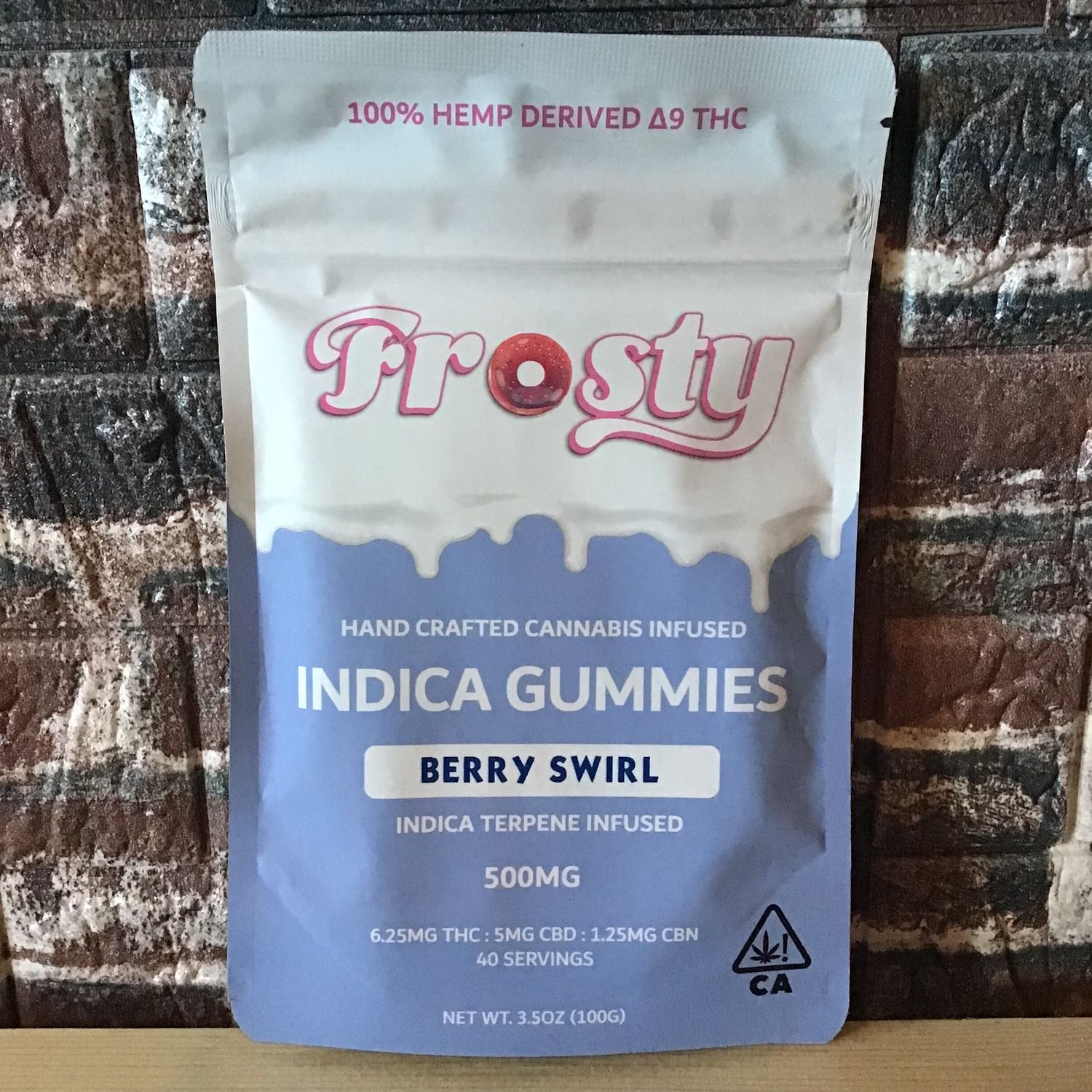 Berry Swirl THC Gummies Frosty 40 Pack