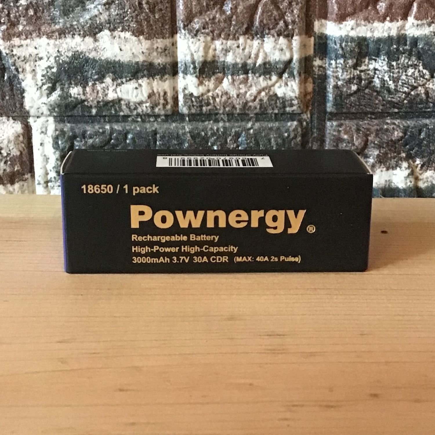 Pownergy Battery 18650 3000mAh 1 Pack