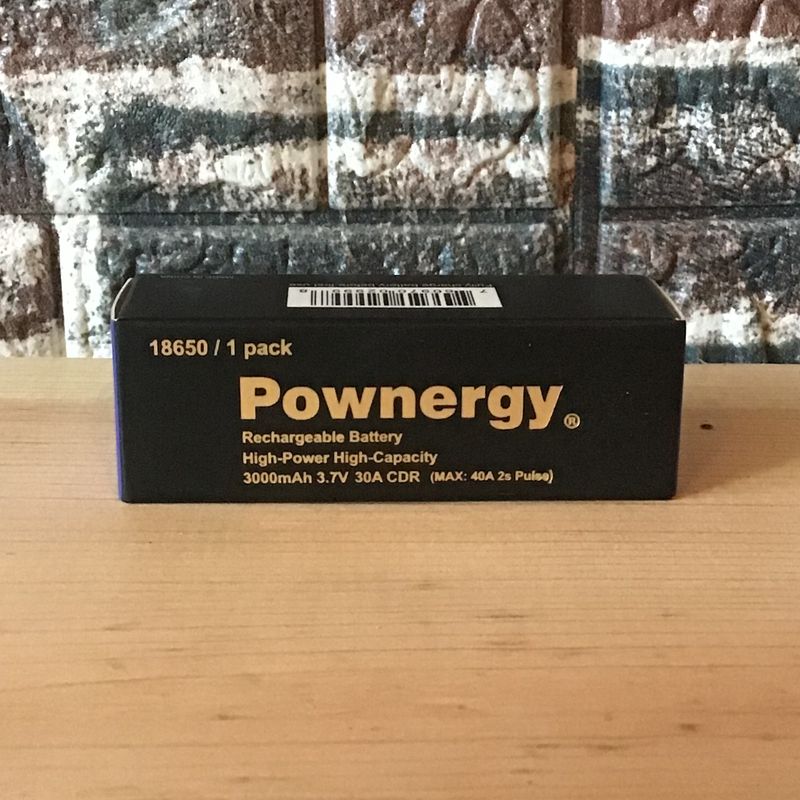 Pownergy Battery 18650 3000mAh 1 Pack