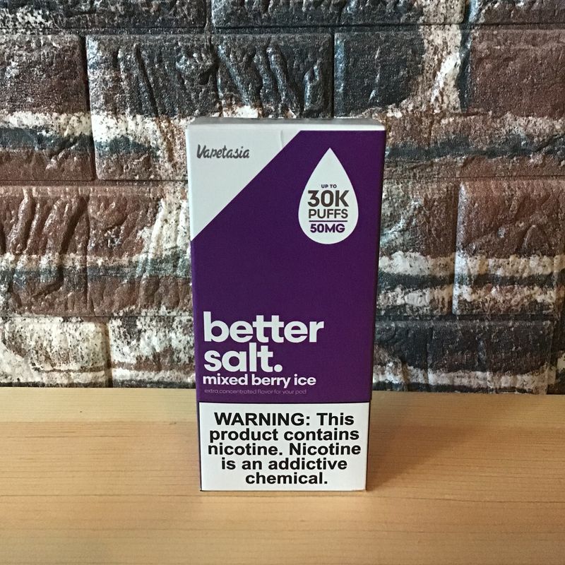 50mg Mixed Berry Ice Better Salt Vapetasia 30mL