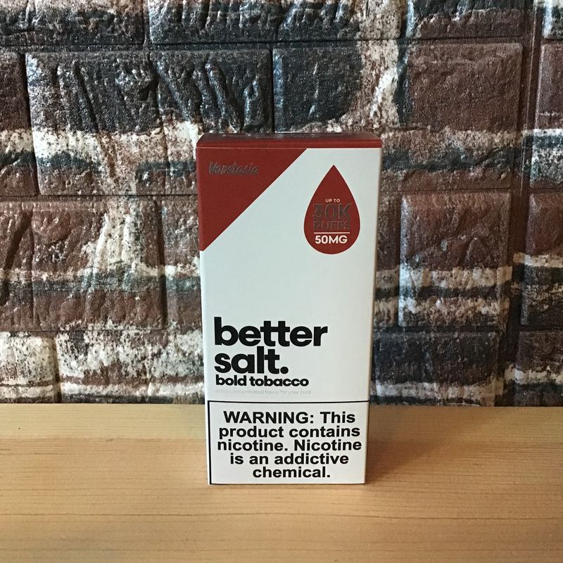 50mg Bold Tobacco Better Salt Vapetasia 30mL