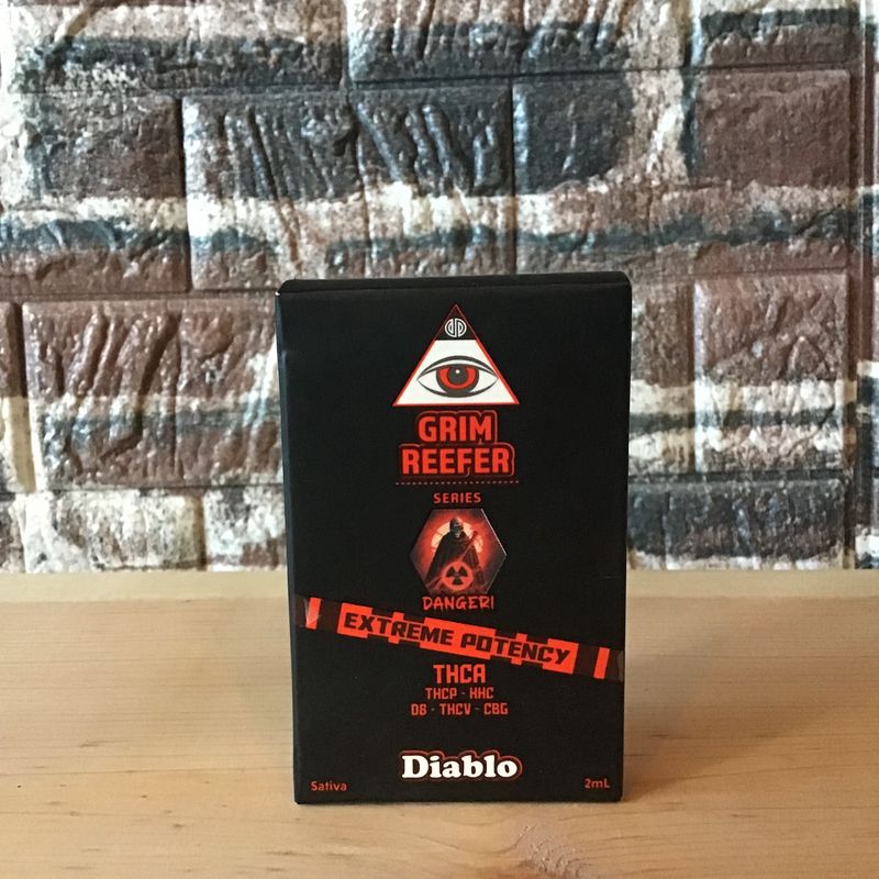 2g Diablo Sativa Delta Distillery Grim Reefer Cartridge