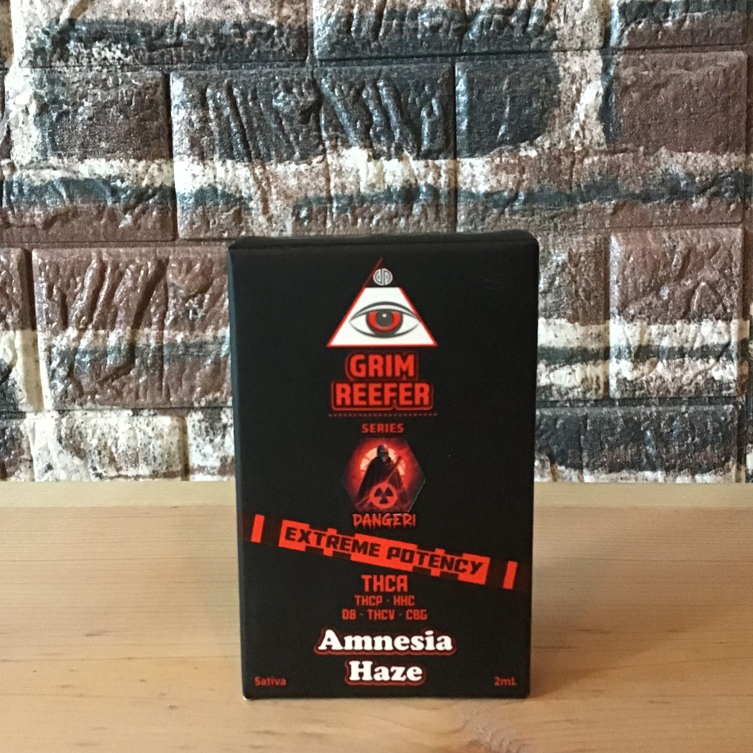 2g Amnesia Haze Sativa Delta Distillery Grim Reefer Cartridge