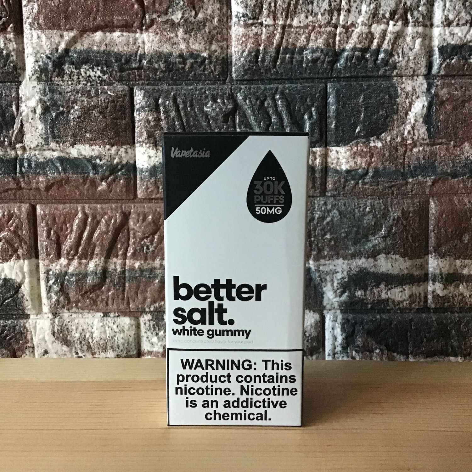 50mg White Gummy Better Salt Vapetasia 30mL