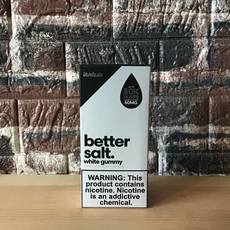 50mg White Gummy Better Salt Vapetasia 30mL