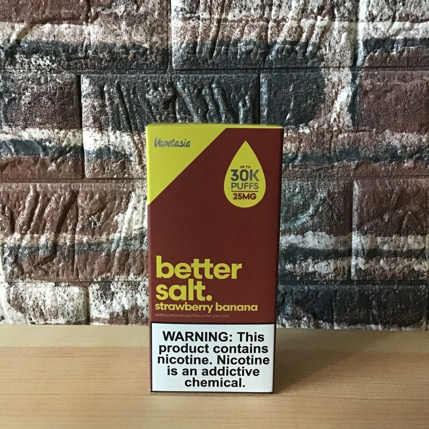 25mg Strawberry Banana Better Salt Vapetasia 30mL