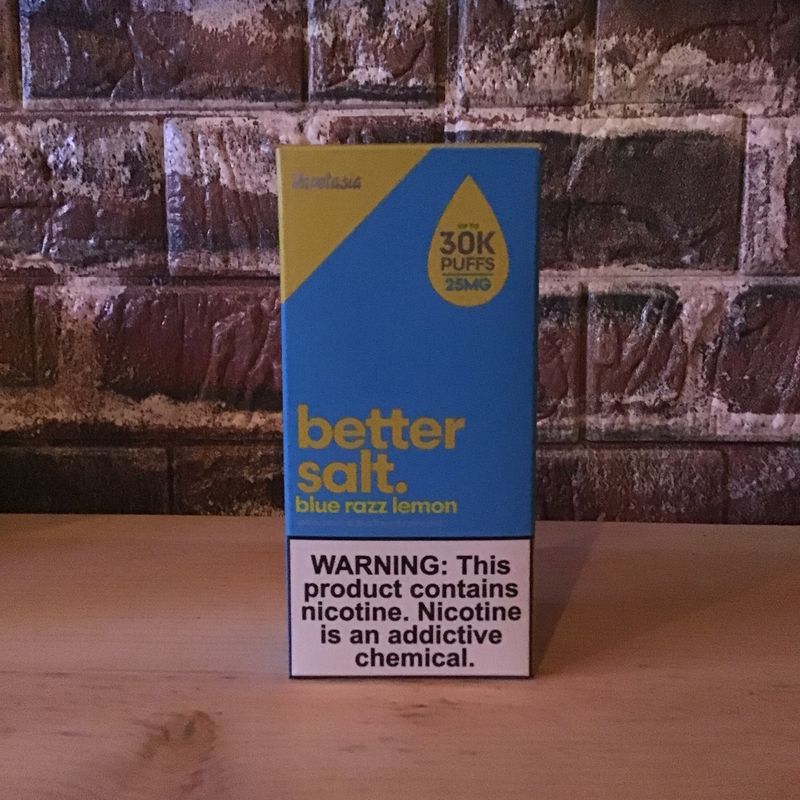 25mg Blue Razz Lemon Better Salt Vapetasia 30mL