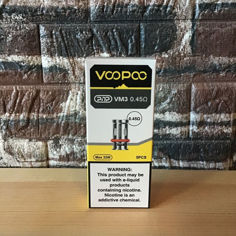 VooPoo PNP VM3 Coil 5 Pack 0.45 Ohms