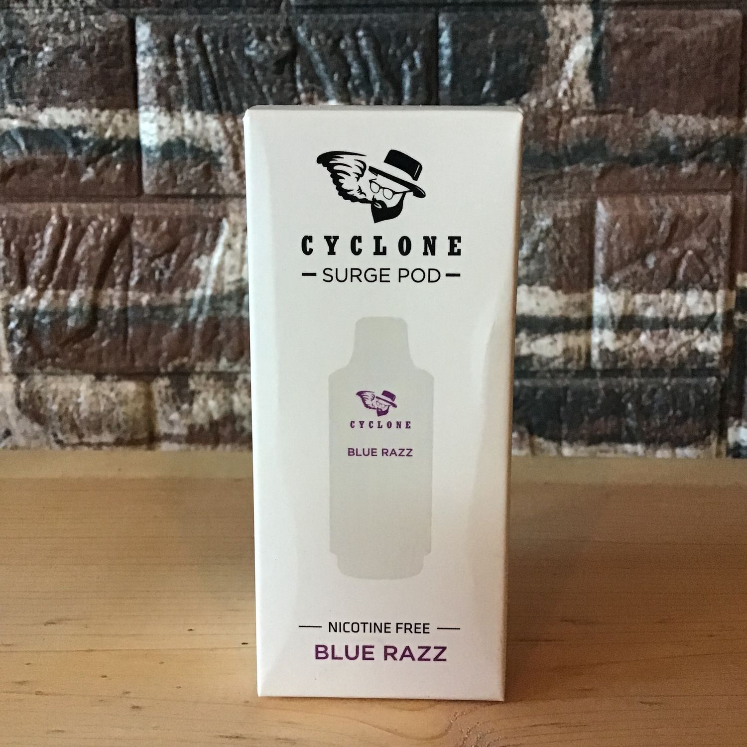 0mg Blue Razz Surge Pod Cyclone 15mL