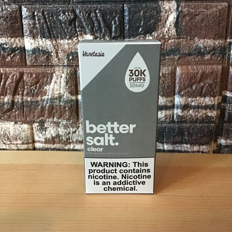 50mg Clear Better Salt Vapetasia 30mL