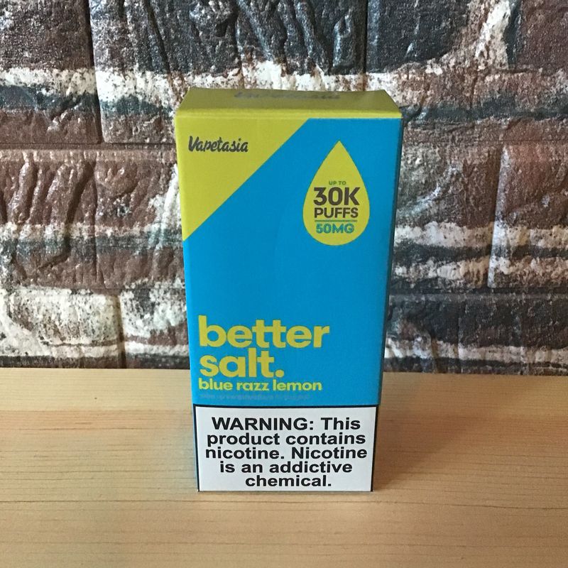 50mg Blue Razz Lemon Better Salt Vapetasia 30mL