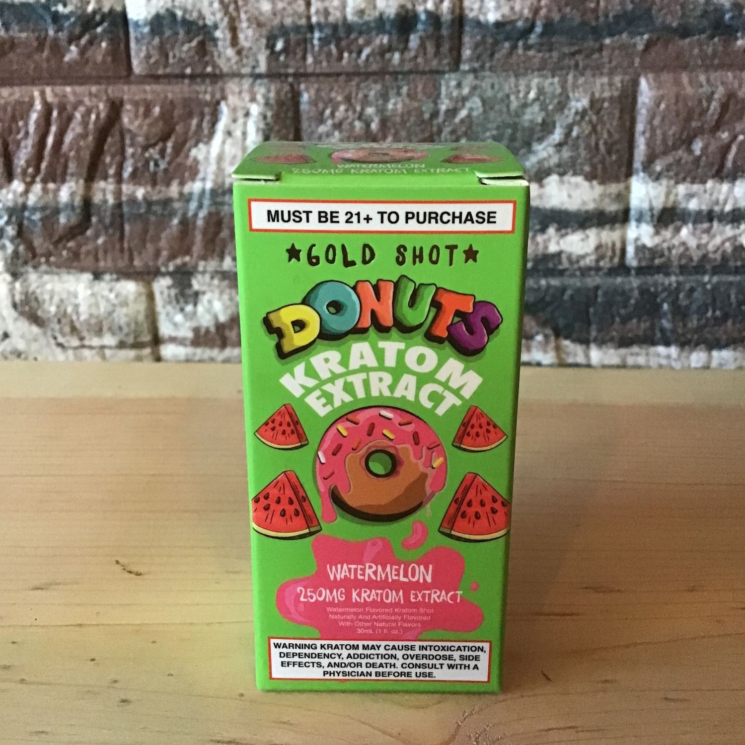 Watermelon Kratom Extract Gold Shot Donuts