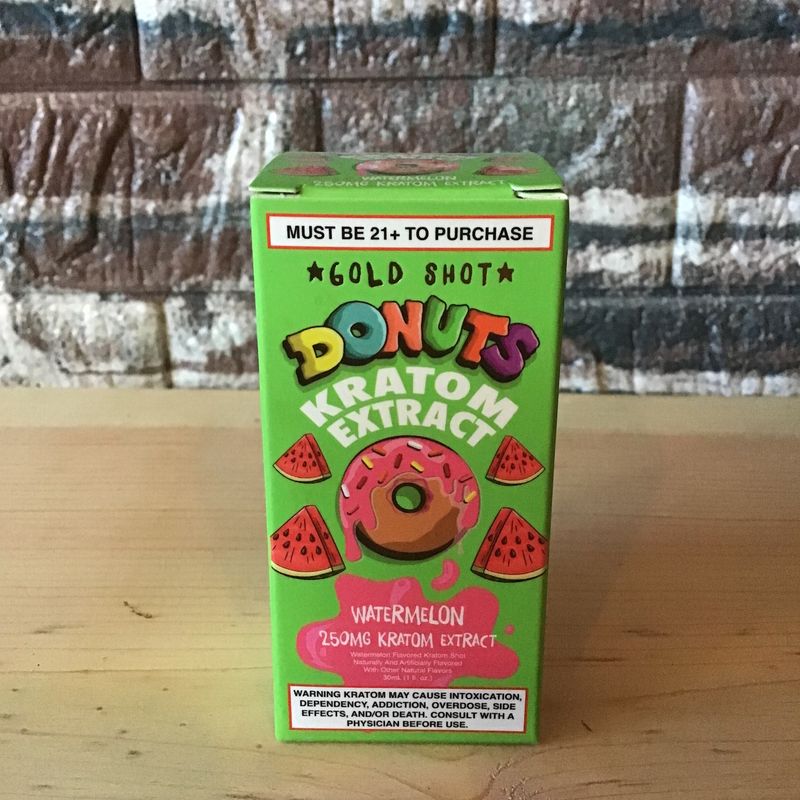 Watermelon Kratom Extract Gold Shot Donuts
