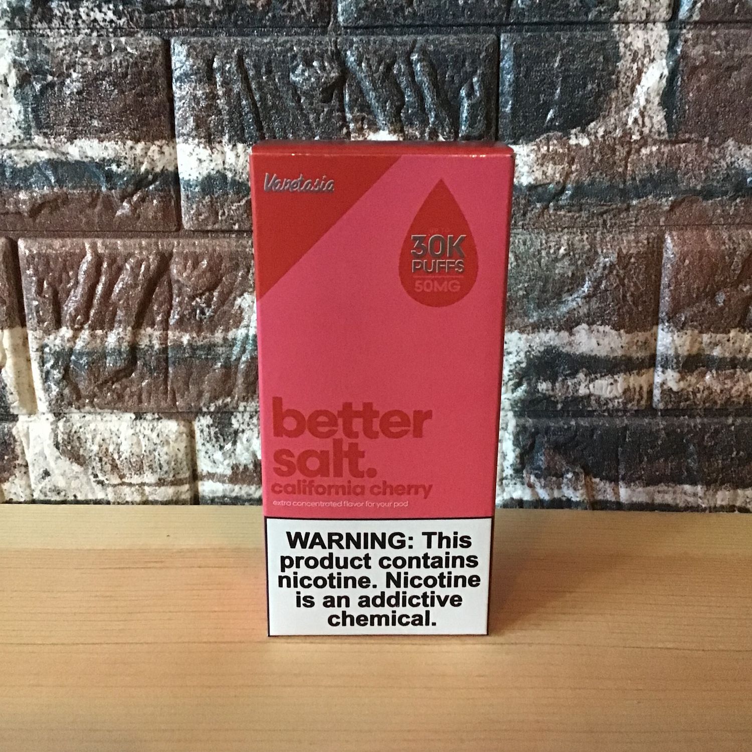 50mg California Cherry Better Salt Vapetasia 30mL