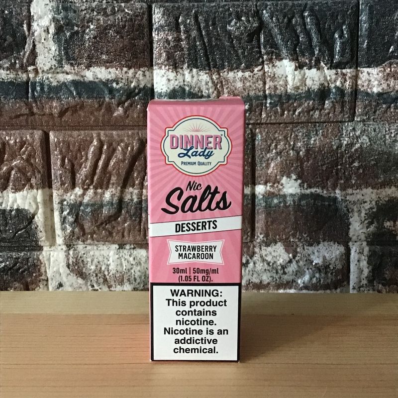 50mg Strawberry Macaroon Dinner Lady 30mL