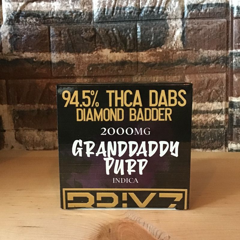 2g Granddaddy Purp Brixz THCA Diamond Badder Dabs